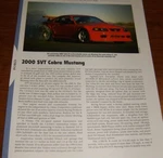 2000 Mustang Svt Cobra Specs Info Photo 5.4 T56 1999 Supercharger. Fixed Price $5.99.