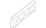 Genuine Gm Deck Lid Awd Emblem 26697485. Fixed Price $19.80.
