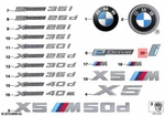 Genuine Bmw X5 F15 40EX Sav Lettering Right 51147478148. Fixed Price $45.17.