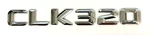 #1 Chrome CLK320 Replacement For Mercedes Rear Trunk Emblem Badge Decal Lid Name. Fixed Price $14.99.