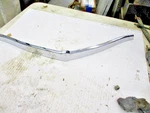 Nos 1949 Plymouth Hood Front Chrome Molding 1335002. Fixed Price $450.00.