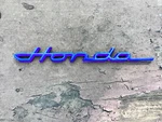 Emblem Old Vintage Script Badge Classic Decal Blue Logo Car Auto Moto For Honda. Fixed Price $19.99.
