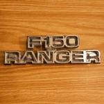 1977-1979 Ford "F150 Ranger" Metal Cowl Emblem P/n -D7TB-16702-CWB With Pins. Fixed Price $15.99.