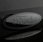 Ford 7 Inch Front Grille Emblem Logo Jet Black Focus 2012 2013 2014 Cmax Transit. Fixed Price $19.95.