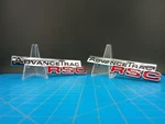 Ford Advancetrac Rsc Emblem Badge Pair 8L24-7843156-BA Oem Chrome Red Genuine. Fixed Price $22.39.
