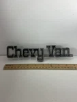 Oem 1977-1982 Chevrolet G-20 Van Fender Side Emblem Badge Logo Chevy Broken. Fixed Price $17.00.