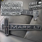 Oem 2006-2008 Lincoln Mark Lt Right Left Side Fender Badges Emblems Logo. Fixed Price $37.99.
