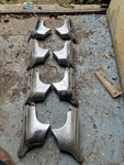1968-1972 El Camino Pair Chrome Bed Corner Chevy Chevrolet Molding Trim. Fixed Price $50.00.