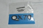 Genuine Rear Trunk Lid Emblem Logo Nameplate Infiniti QX70 2014-2017 84890-3GW0A. Fixed Price $51.00.