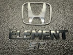 Honda Element 2003-2011 Rear Tailgate Badge Emblem Set Logo Oem Nameplate Sc. Fixed Price $75.00.