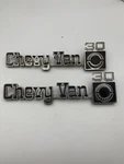 Lot Of 1977 - 1982 Chevy Van 30 Fender Emblems 363581 27093 With Pins. Fixed Price $69.55.
