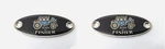Pair Body By Fisher Tag Badge For Chevy Pontiac Gm 1933-1939. Fixed Price $24.99.