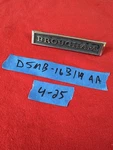 Vintage Metal Mercury Marquis Brougham Badge Emblem D5MB-16B114AA (4-25). Fixed Price $15.00.