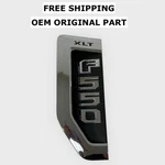 2017 18 19 2020 Ford F-550 Xlt Left Side Fender Emblem Chrome HC3B-25000A73. Fixed Price $80.00.