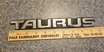 Taurus Emblem Badge Nameplate Lettering Ford F2DB-5442550-BA. Fixed Price $5.00.
