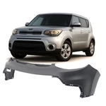 Front Upper Bumper Cover For 2017-2019 Kia Soul Base Ex Lx 86511B2500 KI1014102. Fixed Price $174.03.