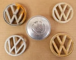 5PC Lot Oem Volkswagen Vw Emblem Gas Cap Bonnet Badge. Fixed Price $167.30.