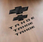 2021 -26 Oem Kit Grille & Rear Bowtie Emblems Badge 3D For Tahoe Gloss Black. Fixed Price $117.93.