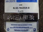 New Ford Premier Fender Body Panel Emblem Oem. Fixed Price $24.99.
