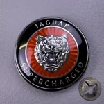 2000-2004 Jaguar Xkr Front Bumper Emblem Red/orange Logo Badge HJB5900AA Oem. Fixed Price $149.00.