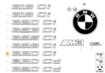 "330CI" Emblem For Bmw E-46. Fixed Price $49.95.