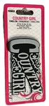 Pilot Automotive Silver Country Girl Stick-on Decoration Car Emblem. Fixed Price $10.16.