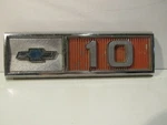 Chevrolet 10 Truck Emblem GM3856094 Bc Blue Red Vintage. Fixed Price $46.00.