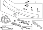 Genuine Honda Hatch Emblem 75722-3A0-A00. Fixed Price $38.88.