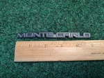 1995-1999 Chevrolet Chevy Monte Carlo Silver Dash Board Emblem Badge 4S8. Fixed Price $19.99.