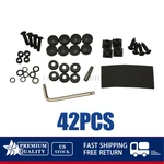 42PCS Anti Theft Car License Fasteners Kit Screws Stainless Steel Bolts Caps. Fixed Price $5.89.