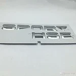 1X New Silver Sport Hse Tailgate Badge Trunk Emblem Sticker For Land Range Rover. Fixed Price $17.99.