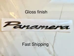 Porsche Panamera Emblem Gloss Black 976-853-675-041 Nameplate 2025, 2026 Models. Fixed Price $220.49.