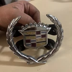 Cadillac Grill Emblem #3540644 92-97 Seville Sts Wreath Oem W/ Bracet. Fixed Price $75.00.