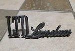 1976 1977 1978 Ford Ltd Landau Fender Emblem Script D6AB-16B114-AA. Fixed Price $8.00.