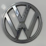 Volkswagen Bus Front Nose Emblem Chrome Plastic 1973-79 Vw #241-853601E. Fixed Price $128.98.