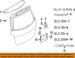 Mercedes-benz Oem Liftgate Tailgate-emblem Badge Nameplate 2048170915. Fixed Price $41.00.