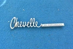 71-72 Chevelle Trunk Lid Emblem. No Box Older Reproduction.gm 9834999. Fixed Price $69.00.