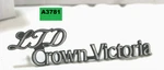 1982-1987 Ford Ltd Crown Victoria Emblem Logo Chrome Script Left Sail Panel. Fixed Price $19.99.