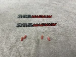 70 71 Dodge Challenger 383 Magnum Hood Emblems Pair Of Two 2998801 Oem Nos. Fixed Price $89.95.