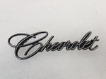 1969 1972 Chevrolet Trunk Script Emblems 6.5" Gm 9831025 Oem. Fixed Price $10.00.