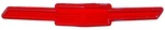 1968 Chevrolet Impala; Red Bow Tie Hood Emblem; 427; Made In The Usa; Gm. Fixed Price $47.99.