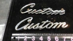 1969-1970 Ford "custom" Bed Side Emblems Set Of Two Oem (2) #600 C9AB-62291B62-C. Fixed Price $45.00.