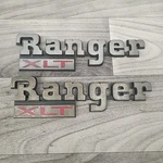 1983 1984 1985 1986 1987 1988 Ford Truck Ranger Xlt Emblem Pair ***wear***. Fixed Price $75.00.