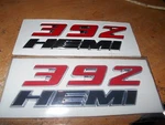 Dodge Challenger SRT8 392 Hemi Fender Emblems Set Pair 68086136AE Origina. Fixed Price $34.99.