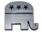 Republican Chrome Auto Emblem Decal Usa Made. Fixed Price $39.99.