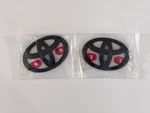 Oem 2020-2025 Toyota Corolla Gloss Black Emblem Overlay Night PT948-02203-02. Fixed Price $55.00.