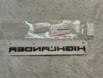 Genuine Oem Toyota 75442-0E090 Highlander Rear Nameplate Badge 20-22. Fixed Price $35.00.