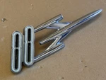 1954 55 Oldsmobile 88 Trunk Emblem Rocket Gm 564978. Fixed Price $147.00.