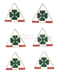 Alfa Romeo Quadrifoglio Triangle Emblem Set New. Fixed Price $118.00.