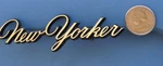 Chrysler New Yorker Emblem Gold/black 4.5" X 1.25" High 569955 67 68 70?. Fixed Price $14.48.